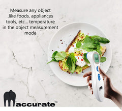 MACCURATE temporal thermometer fast-read in action for busy households.