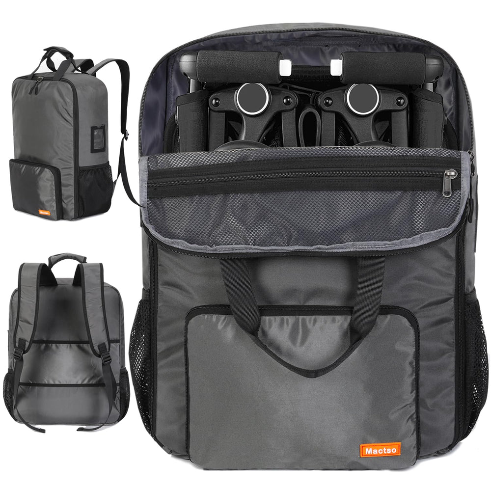 Mactso Stroller Travel Bag front view shows compact, plane-ready protection for gb Pockit strollers.