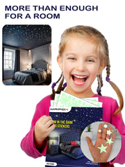 MAFOX glow-stars dots and stars are easy to apply on clean surfaces