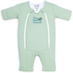 Magic Sleepsuit Merlin's Cotton swaddle transition front view shows snug support for 3β6 month olds.