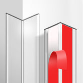 Magicheap corner protector on a wall corner provides seamless, clear protection.