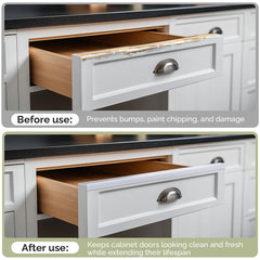 Magicheap protector on a drawer front demonstrates versatile edge protection for furniture.