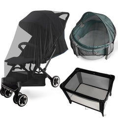 Magik & Kover mosquito net for stroller provides breathable protection on the go.