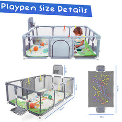 Magnelogy dimensions 71x47x26 inches emphasize a roomy play zone for multiple activities.