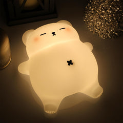 MAGOHMT squishy night light bear front glow for bedtime comfort and soft illumination