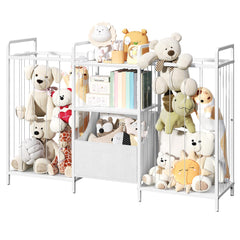 MAHANCRIS stuffed animal storage net keeps plush toys neatly contained for tidy nurseries.