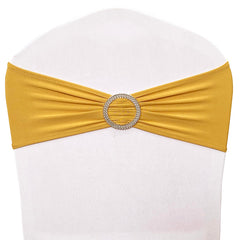 Maiangel spandex chair sashes stretch to fit various chairs for elegant events.