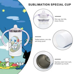 MAIKESUB 12 oz stainless steel tumbler is easy to hold and durable.