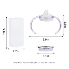 MAIKESUB sippy cup with handles, easy grip for kids and beginners.
