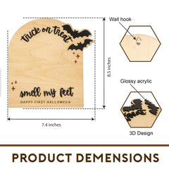 MAILAMCRAFT 3D acrylic details add depth for stylish seasonal decoration.