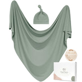 MairMore baby swaddle set softness close-up showcases gentle, secure sleep support.