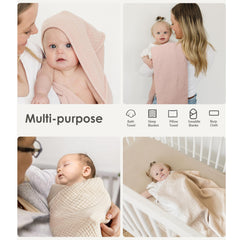 MairMore baby towel 32x32 absorbent fabric for fast moisture pickup.