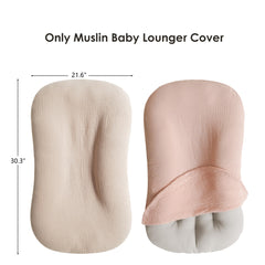 MairMore two-pack muslin lounger cover packaging highlights gift-ready presentation and versatile colors.