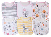 Maiwa 6 Pack waterproof bibs with three-layer protection for drool and spills