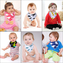 Maiwa dinosaur bandana bib packaging, 10-pack value for outfits