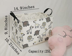 MAIZMZ Baby Gift Storage Basket open-top view promotes easy access to toys.