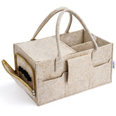 Maliton diaper caddy large dimensions organize baby essentials for quick diaper changes