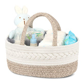 Maliton diaper caddy large size for easy diaper access and organization