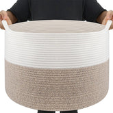 Maliton throw blanket basket living room open showcases easy access and tidy seating area.
