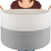 Maliton XXXLarge Basket in living room for tidy storage