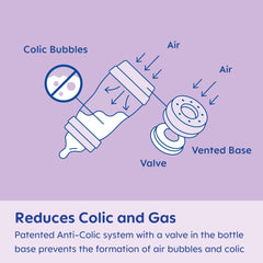 MAM bottle with measurement caps for precise feeding tracking