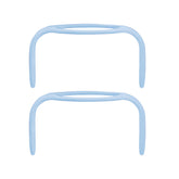 MAM Hold My Bottle Handles blue 2-pack front view boosts toddler grip during feeding
