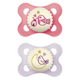 MAM Original Night glow pacifier glows for easy night finding.