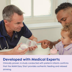 MAM self-sterilizing base showing quick 3-minute sanitation