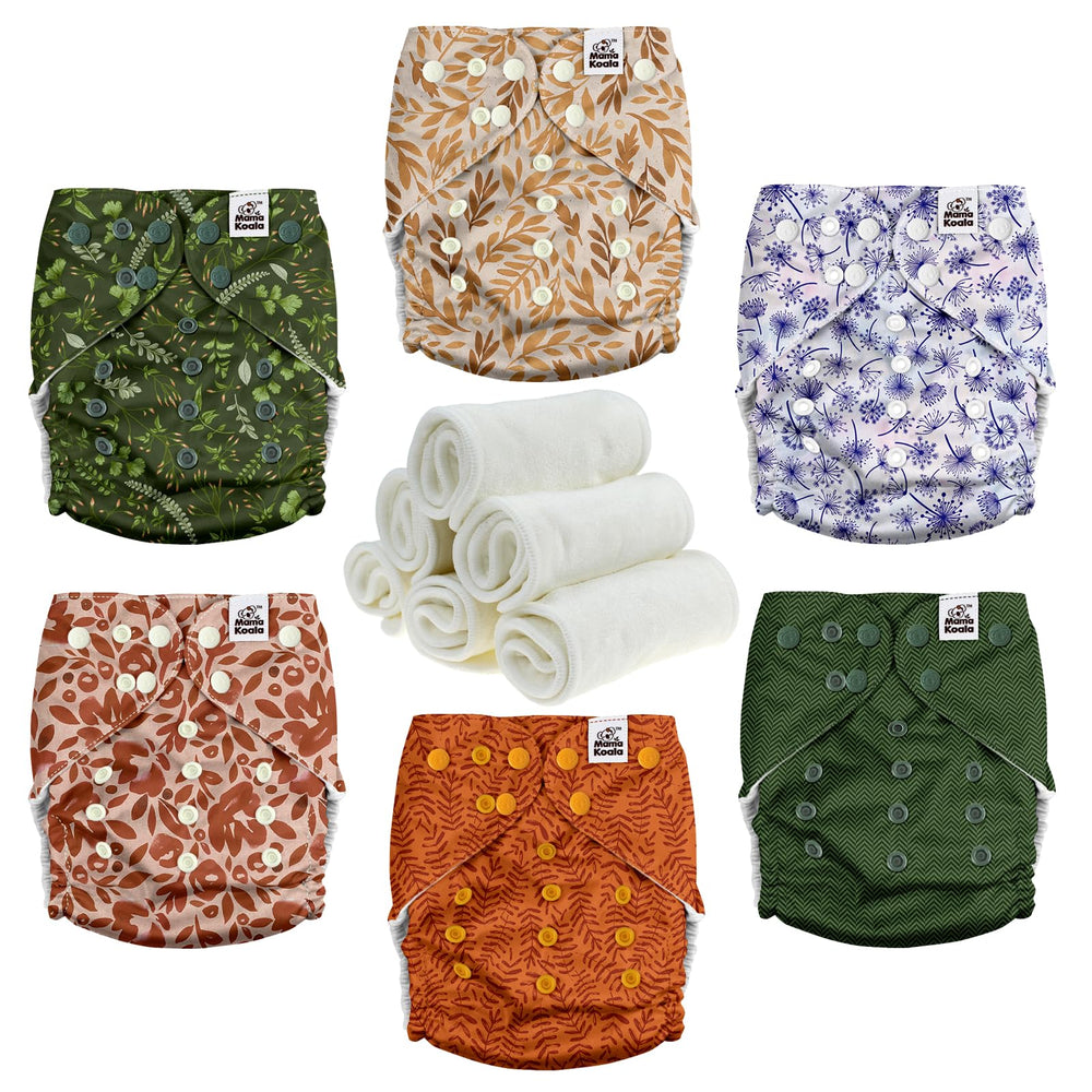 Mama Koala 3.0 diaper suede interior close-up showing soft lining for dry skin comfort.