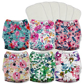 Mama Koala 3.0 pocket diaper close-up shows secure fit for leak prevention