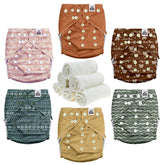 Mama Koala 3.0 pocket diaper suede lining closeup for dry, comfortable skin