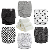 Mama Koala 3.0 pocket diaper suede lining provides soft, dry comfort for baby.