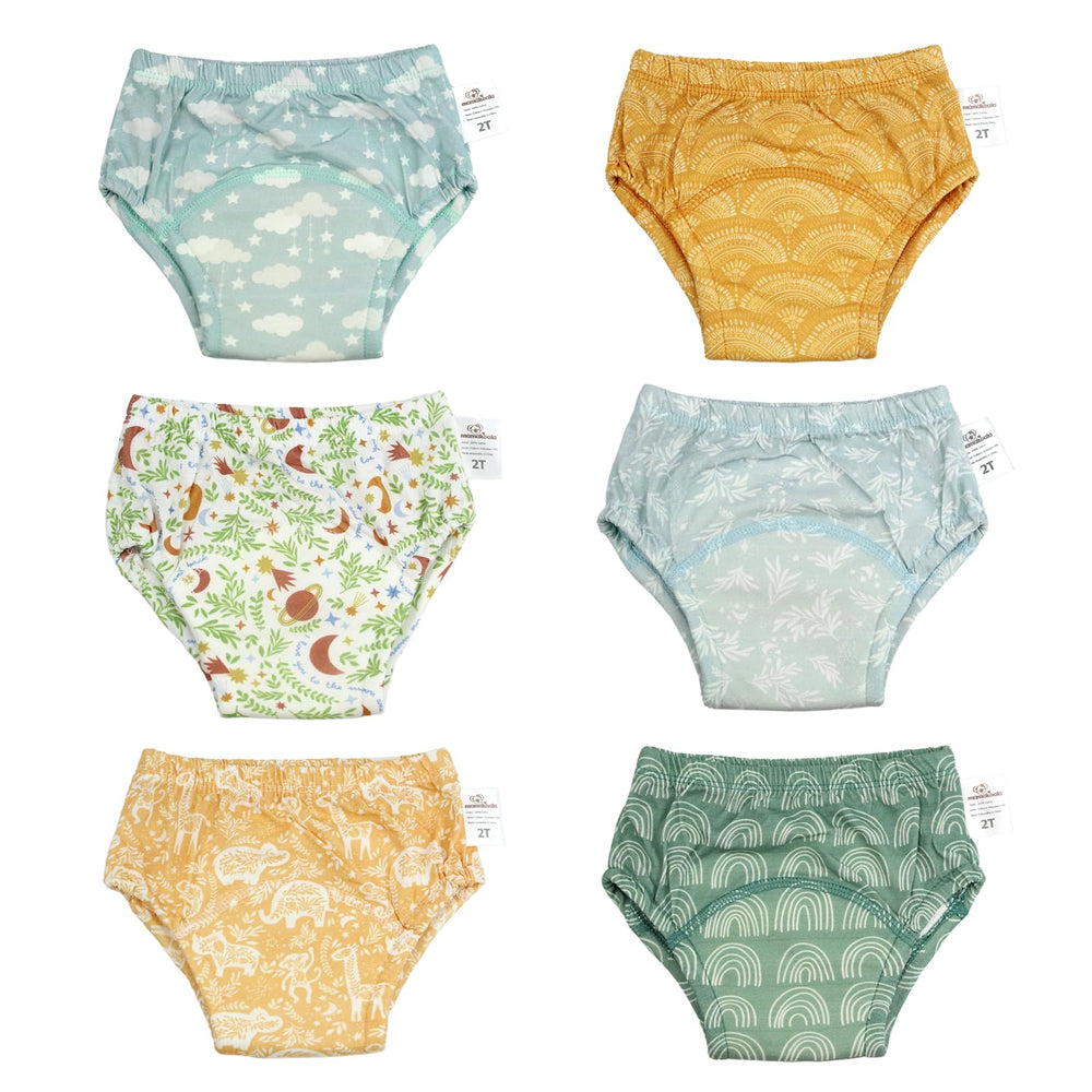 Mama Koala toddler potty training pants with cotton outer and breathable inner for gentle skin comfort.