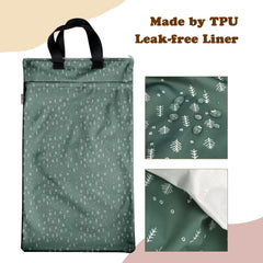 Mama Koala wet dry bag dual pockets to organize wet and dry items.