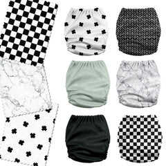 Mama Koala 3.0 pocket diaper with six inserts inside for all-day absorbency