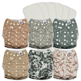 Mama Koala 3.0 pocket diaper snaps close-up for a snug fit