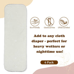 Mama Koala snaps adjust inserts to fit different diaper sizes securely.