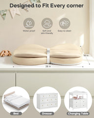 mamatepe anti-slip bottom keeps changes stable on any surface