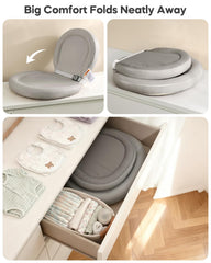 Mamatepe changing pad non-slip bottom keeps baby secure on any surface