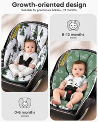 mamatepe dual-side insert offers winter warmth and summer breathability for baby comfort