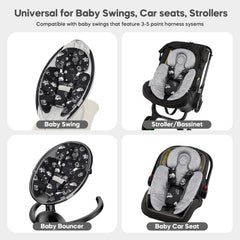 Mamatepe strap covers reduce friction on shoulders and crotch.