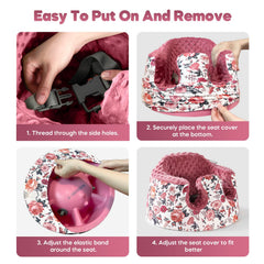 mamatepe seat cover with nursery-patterns enhances decor and comfort.