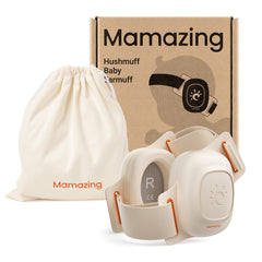 MAMAZING baby ear muffs with soft cushions for gentle comfort during naps