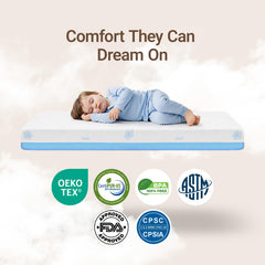 MAMAZING certifications badge signals safety and quality materials.
