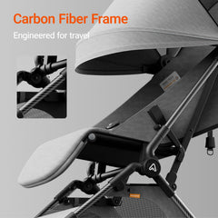 MAMAZING UV canopy with UPF 50+ provides shade and sun protection for sunny outings.