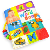 MAMMA Kiddie baby soft activity book cover invites tactile exploration.