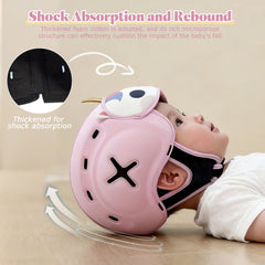 MAMBOBABY Guard unicorn helmet close foam shows dense shock-absorbing cushioning.