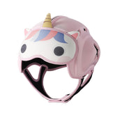 MAMBOBABY Guard Unicorn helmet front view offers safe protection during crawling and early walking.