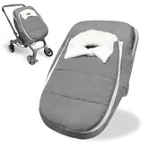 Man Fai Sky car seat cover winter windproof outer layer keeps baby warm.