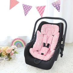 Man Fai Sky infant insert plush reversible offers year-round comfort for babies.